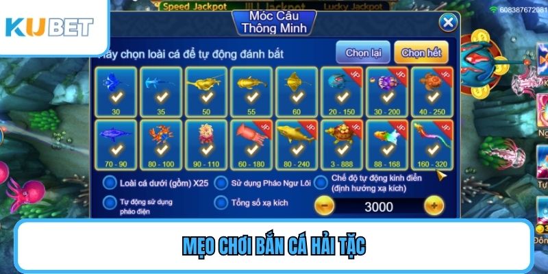 Mẹo chơi bắn cá Hải Tặc